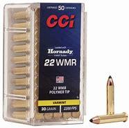 Munition CCI V-MAX 22 WMR 30GR POLYMER TIP