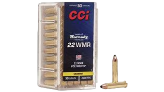 Munition CCI V-MAX 22 WMR 30GR POLYMER TIP
