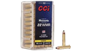 Munition CCI V-MAX 22 WMR 30GR POLYMER TIP