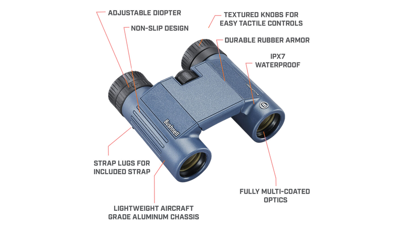 Jumelles compactes 8x25 H20 Par Bushnell