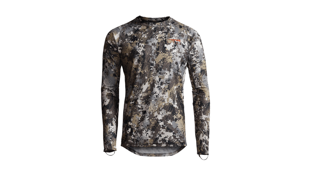 Core lt wt crew - ls optidafe elevated II par Sitka