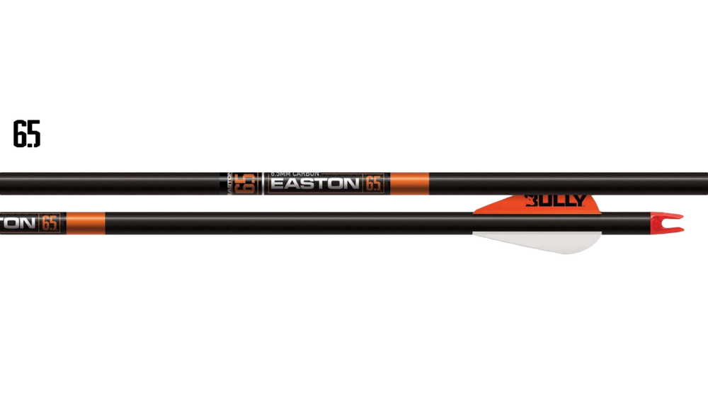 EASTON ARROWS/FLECHE 6.5 BOWHUNTER 340, 2''/BLAZER QTY:1