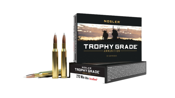 Munitions Nosler Trophy Grade 270 WIN 130 gr. Accubond
