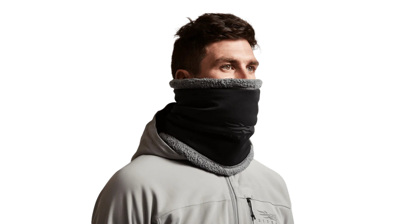 Cache cou Neck Gaiter Black Par Sitka
