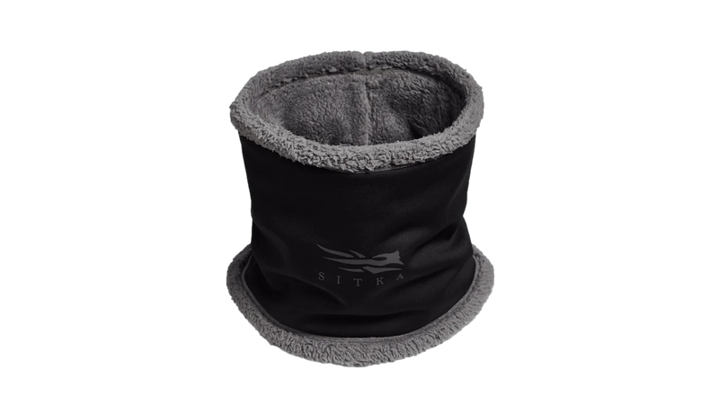 Cache cou Neck Gaiter Black Par Sitka