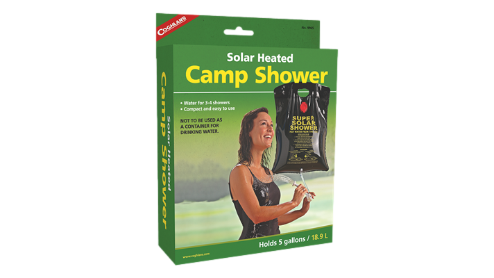 Douche de camping solaire 18.9L de Coghlan's