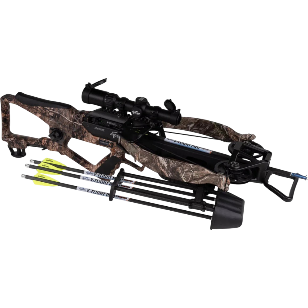 Arbalète "Hybrid X" Avec Lunette Illuminée – Camo Country DNA Par Excalibur