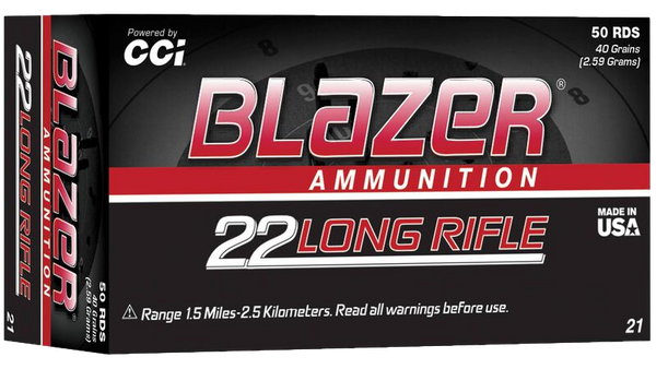 Munitions Blazer Rimfire 22LR par CCI