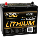 Batterie Au Lithium Rechargeable Premium "LiFePO4" – 100A Par Silver Volt