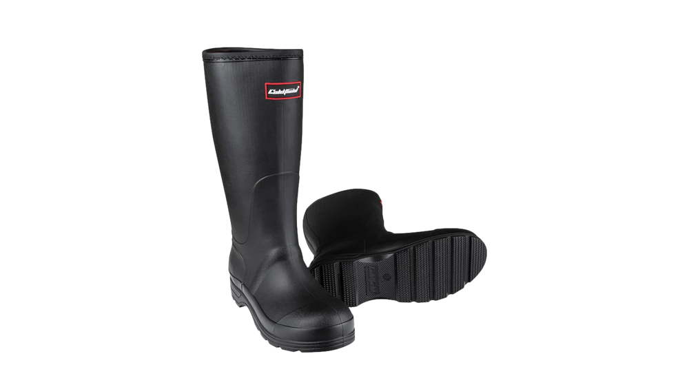Bottes noires en caoutchouc et EVA par Coldfield