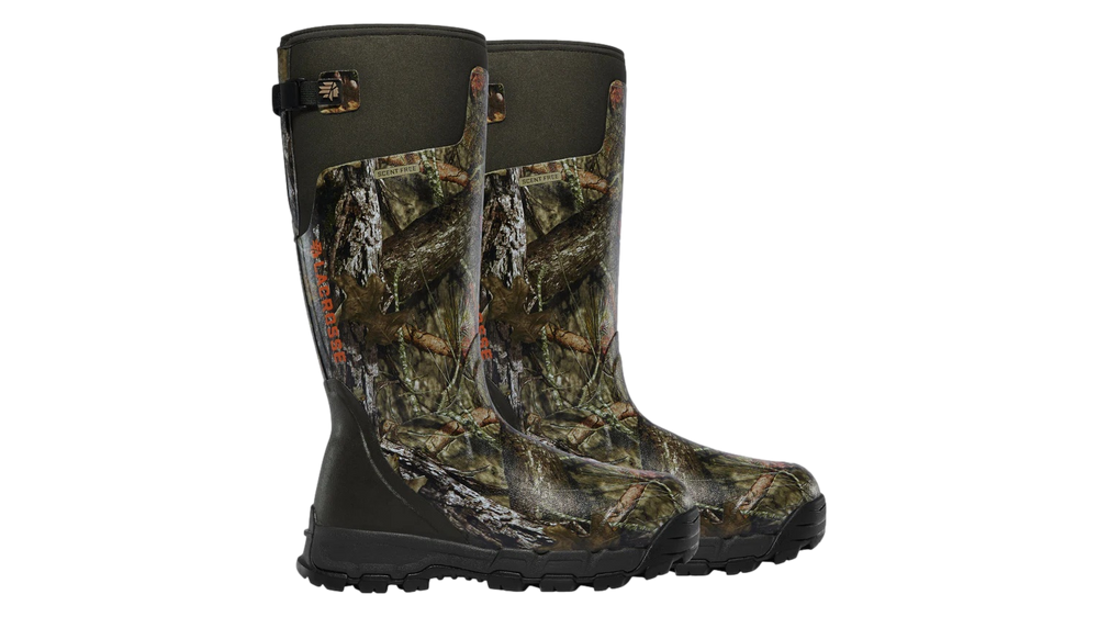 Botte haute en caoutchouc Alphaburly Pro 18'' pour homme mossy oak 1000gr par Lacrosse