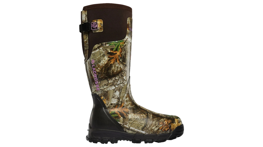 Botte haute caoutchouc Alphaburly Pro 15'' pour femme realtree edge 800gr Lacrosse