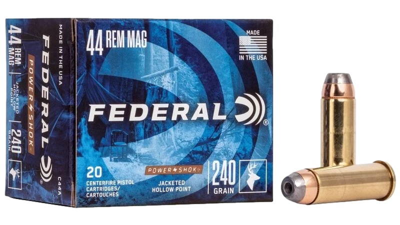 Munitions cal.44 REM MAG 240gr power shok JHP Federal