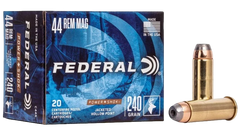 Munitions cal.44 REM MAG 240gr power shok JHP Federal