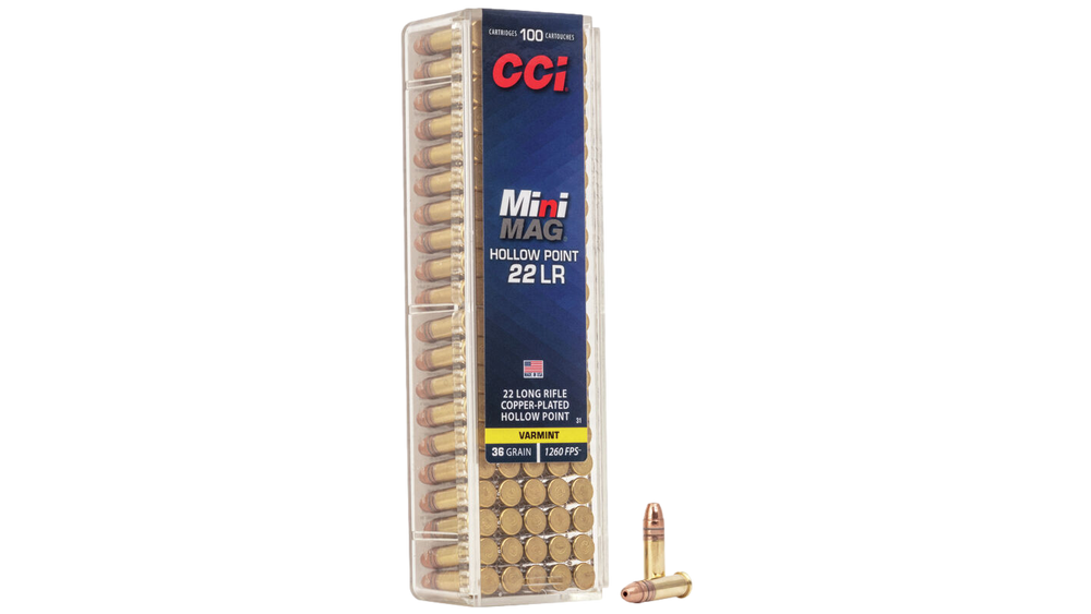 CCI MINI-MAG HOLLOW POINT 22LR 36GR (QTY:100)