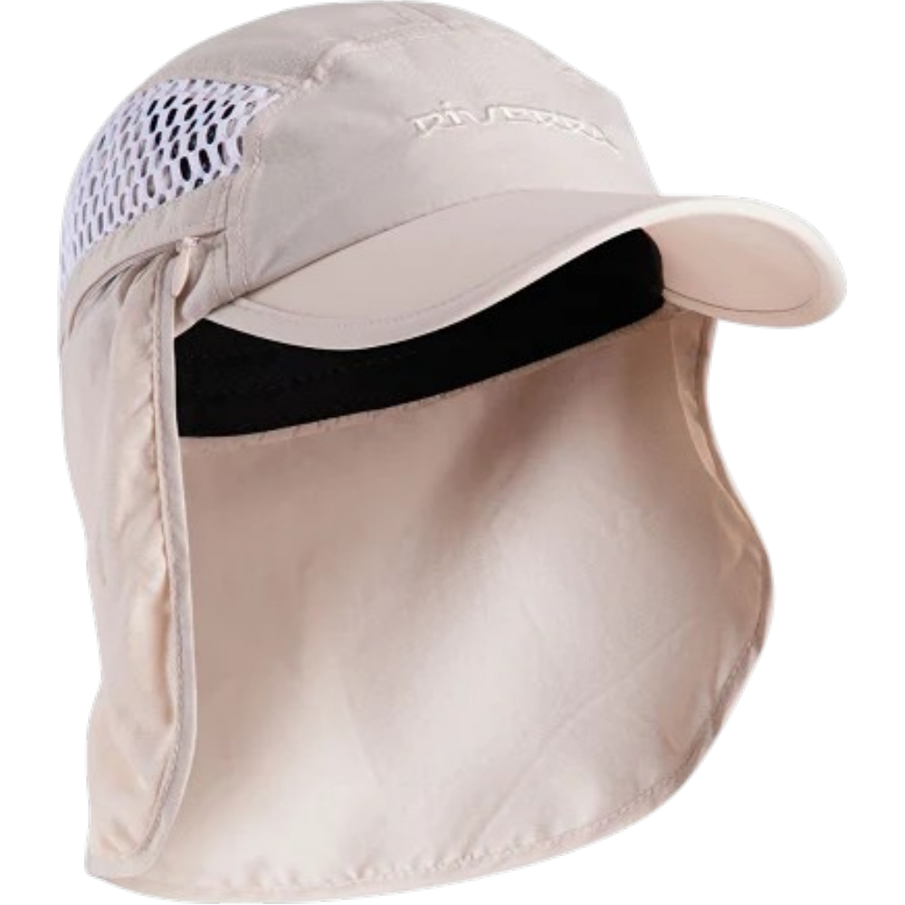 Casquette Avec Rabat De Protection Solaire Unisexe – Beige Par Pronature