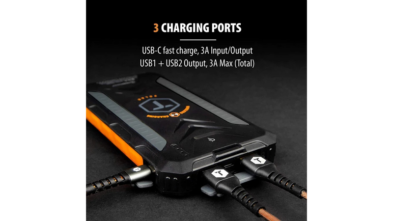 Bloc d'alimentation solaire 10 000mAh Solar Roc 10 de Tough Tested