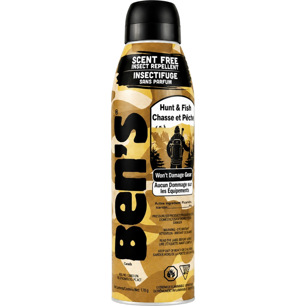 Chasse-Insectes Inodore "Hunt & Fish" – 170 g Par Ben's