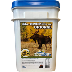 Chaudière De Sel Et Minéraux Pour Orignal À Saveur De Soufre – 15 kg Par Meunerie Soucy