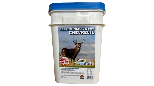 Chaudière de sel et minéraux pour chevreuils - 15 kg PAR MEUNERIE SOUCY