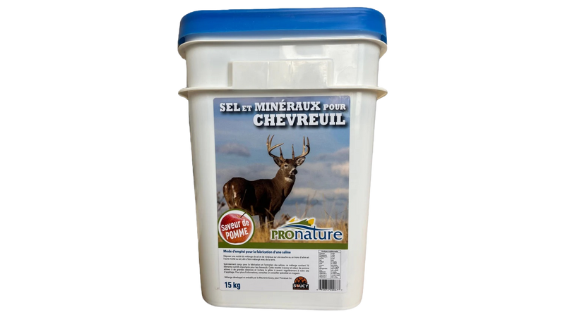 Chaudière de sel et minéraux pour chevreuils - 15 kg PAR MEUNERIE SOUCY