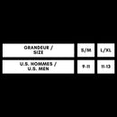 ALPER CHAUSSETTE CHIC-CHOCS NOIR/ROUGE L/XL