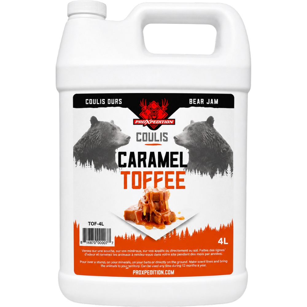 Coulis Attractif Pour Ours – À Saveur Caramel – 4 L Par ProXpédition