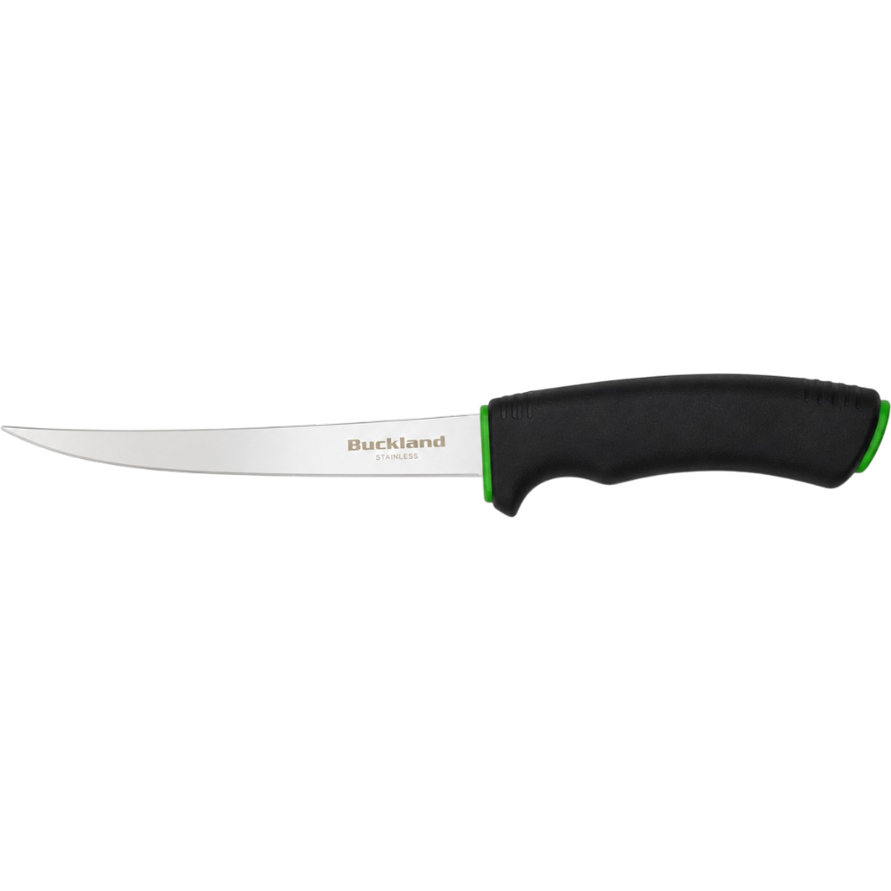 Couteau À Filet Avec Aiguisoir – 6” Par Buckland Outfitters