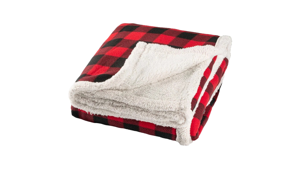 Couverture rouge Sherpa doublée par Pronature