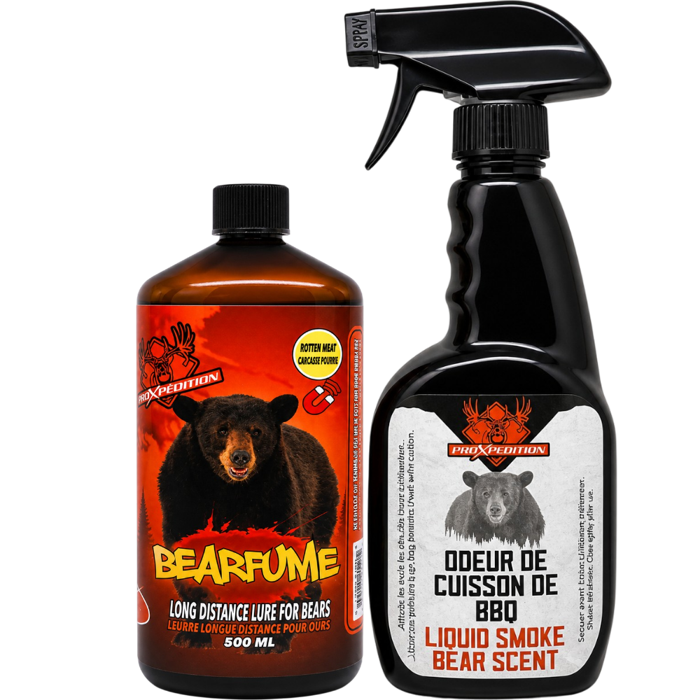 Ensemble Bearfume & Huile "Odeur de cuisson BBQ" Pour Ours Par ProXpédition