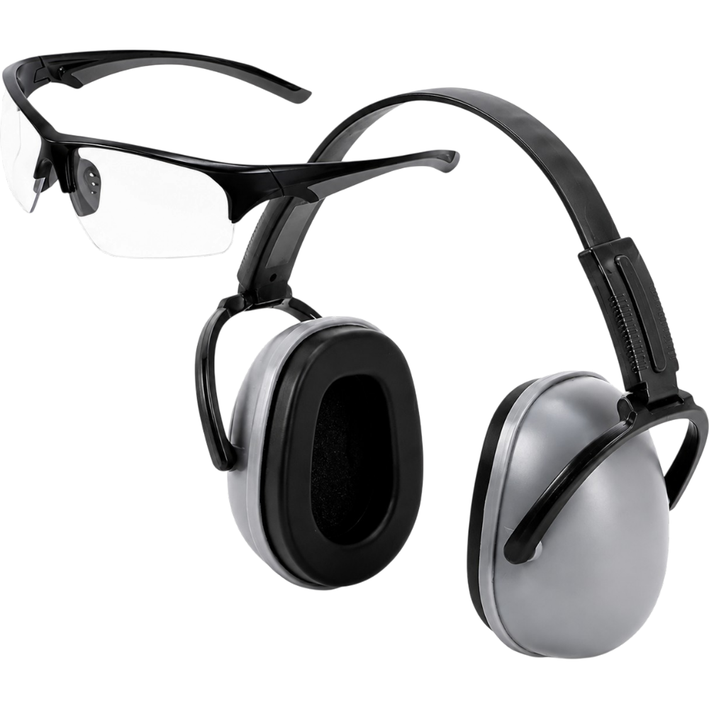 Ensemble De Protection Auditive Et Oculaire "Passive Muff & Eye Combo" Par Allen