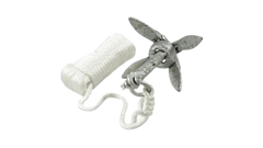 Ensemble d'ancre pliante 1.5 lbs avec corde de 30 pi PAR BLUE DOG MARINE