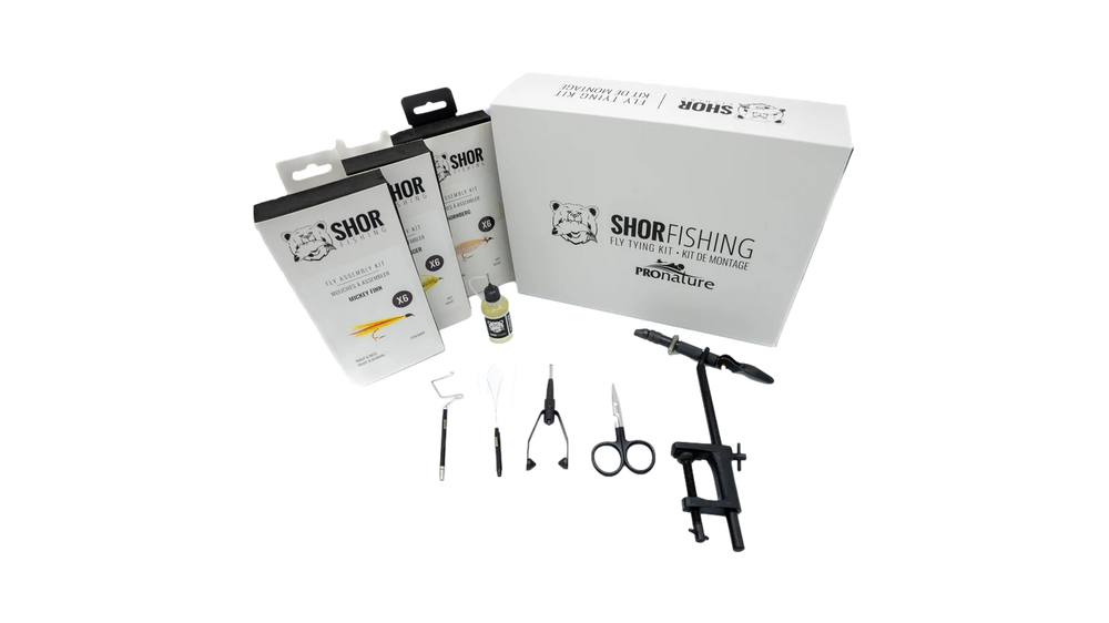 Ensemble de montage de mouches Par Shor Fishing