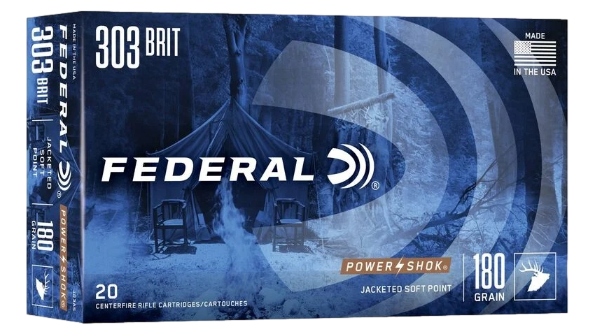 FEDERAL POWER-SHOCK 303 BRITSH 180GR HOT-COR