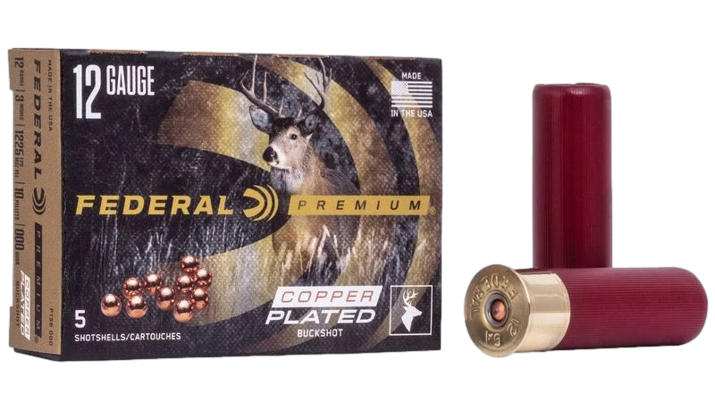 Munitions cal.12 3'' pellet 000 buck premium vital-shok Feder