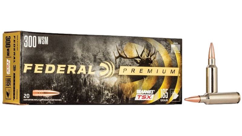 Munitions cal.300WSM 165gr barnes TSX Federal