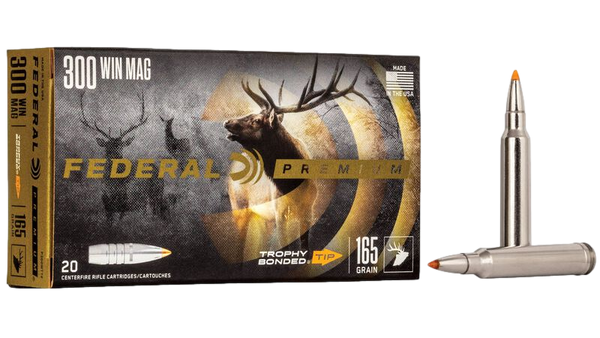 Munitions 300 WIN MAG 165gr Federal Premium Trophy Bonded Tip Par Federal