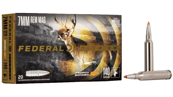 Munitions 7mm Rem Mag 140gr Trophy Bonded Tip Par Federal