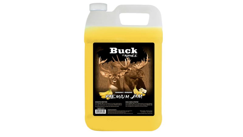 Coulis gelée sucrée et salée Premium Jam à saveur de banane - 4L par Buck trophée