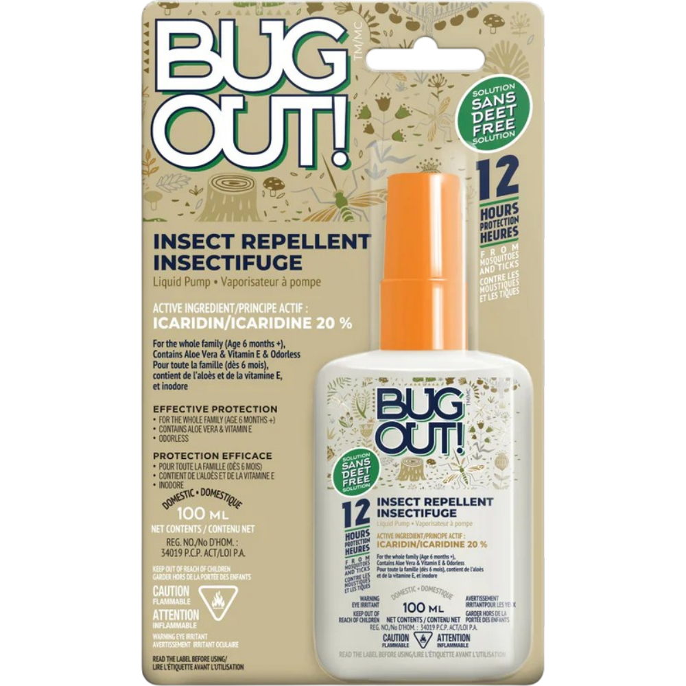 Insectifuge En Vaporisateur "20% Icaridine" Par Bug Out