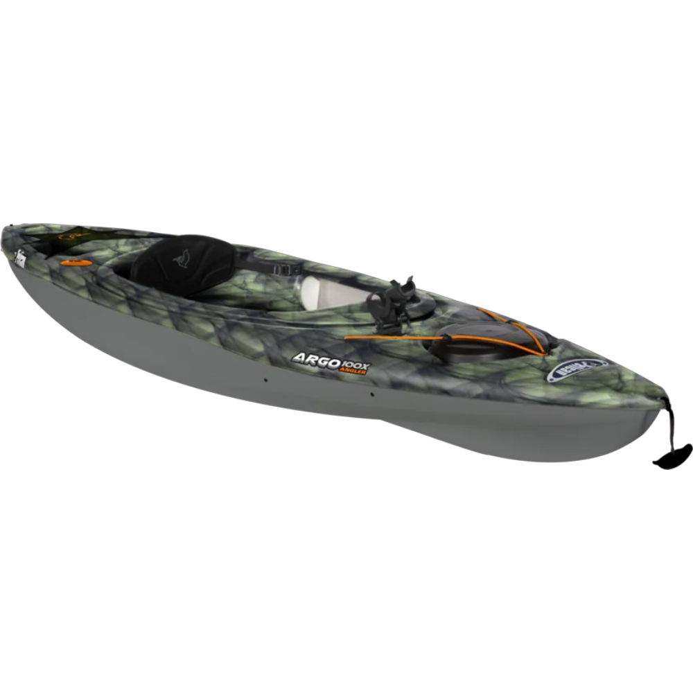 Kayak De Pêche “Argo 100X Angler” – Vapeur Noir/Lime Par Pelican