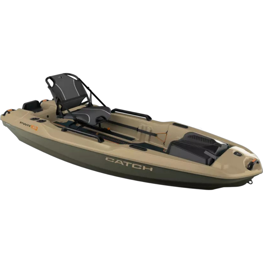 Kayak De Pêche "Catch PWR 100" – Kaki Par Pelican