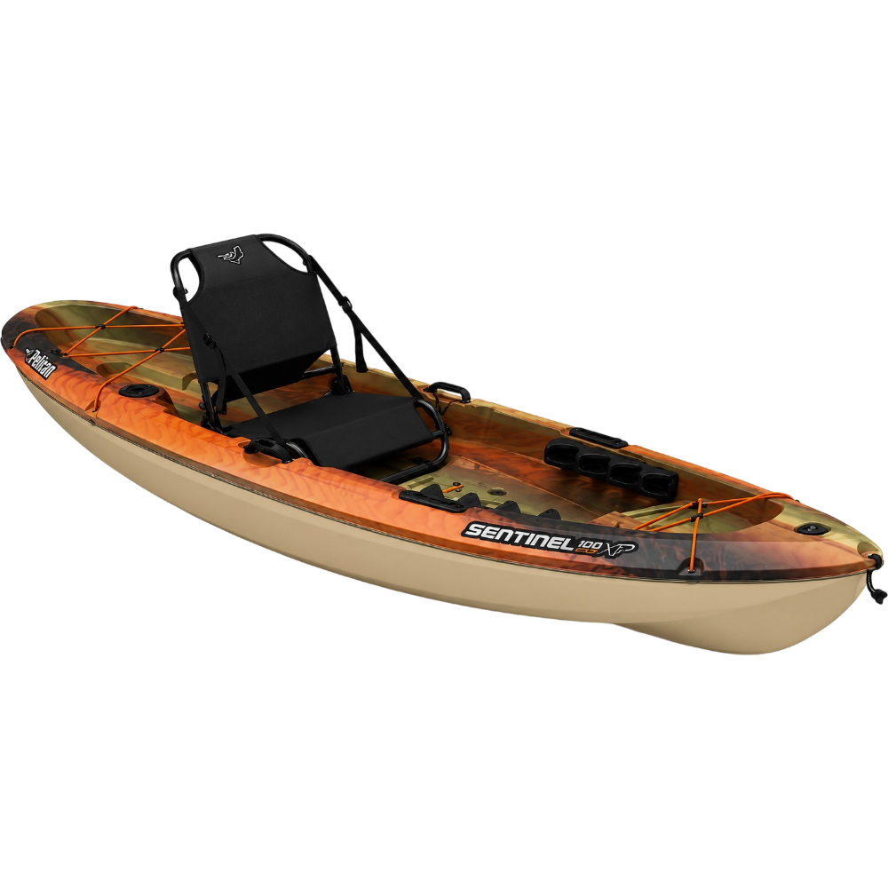 Kayak De Pêche "Sentinel 100XP Angler" – Zoom Fusion/Sable Par Pelican