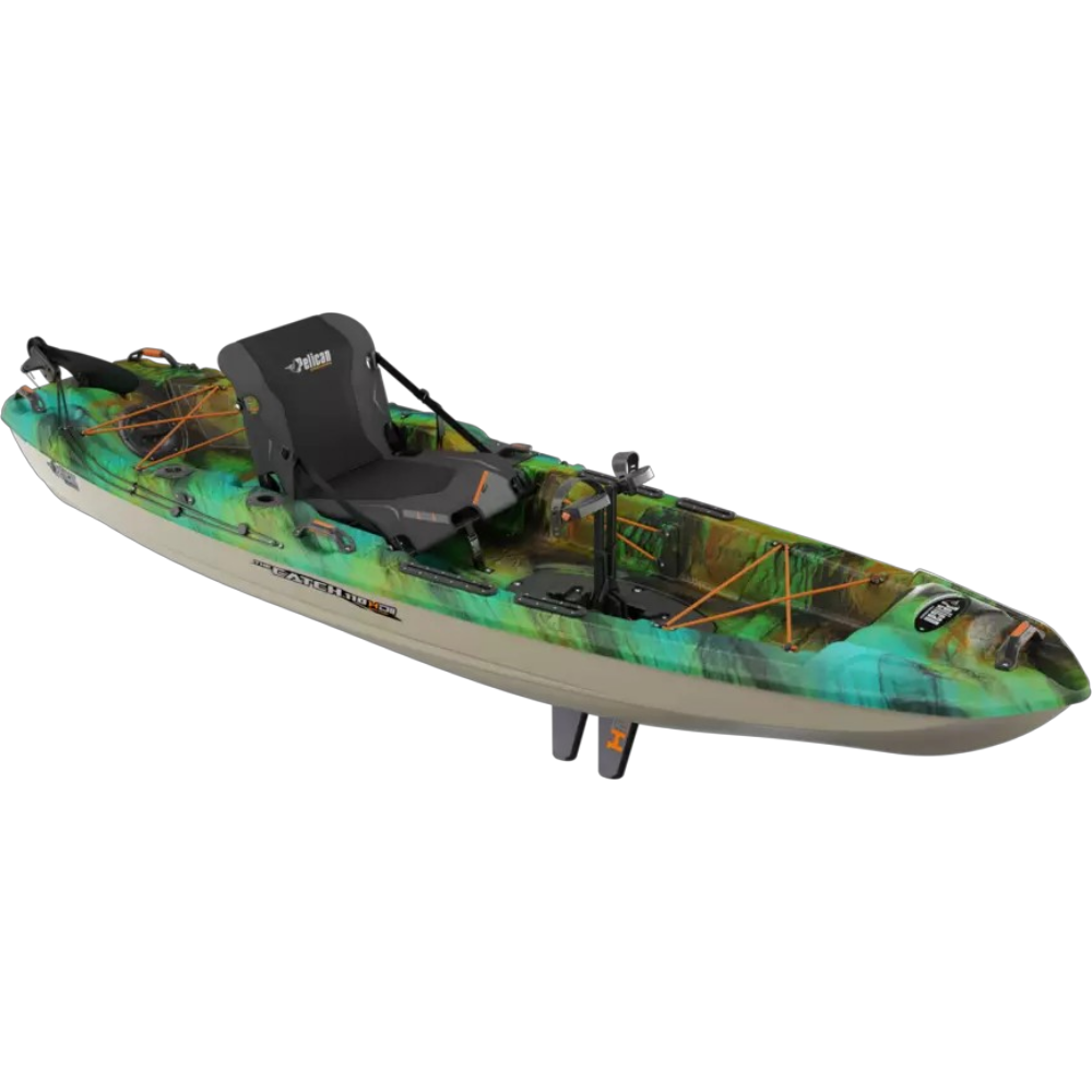 Kayak De Pêche À Pédales “Catch 110 HDII“ – Amazonia/Light Khaki Par Pelican
