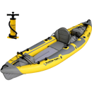 Kayak Gonflable "Strait Edge" Avec Pompe – Jaune Et Gris Par Pelican