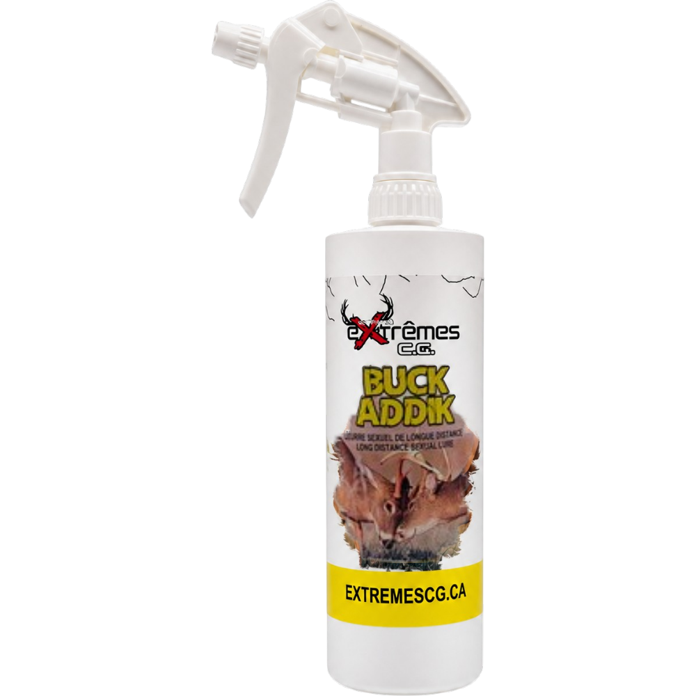 Leurre Olfactif "Buck Addik" Pour Chevreuil – 500 ml Par Extreme C.G.