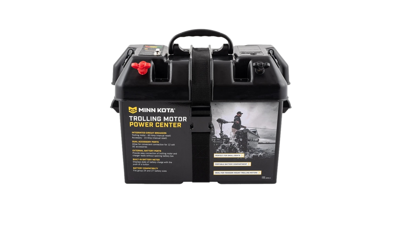 Coffre à batterie avec prises 12v par Minn Kota