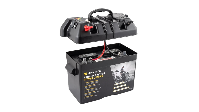 Coffre à batterie avec prises 12v par Minn Kota