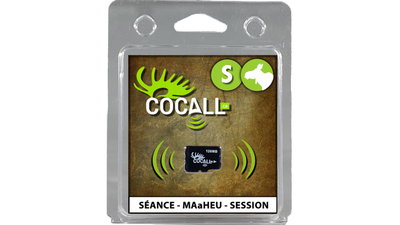 Carte de sons femelle orignal "Séance Maheu" Cocall