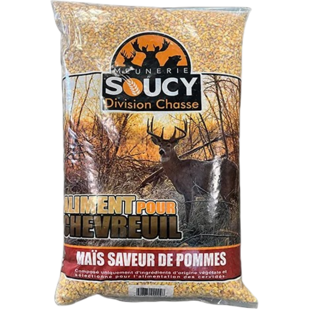 Maïs Pour Chevreuil À Saveur De Pomme – 18 kg Par Meunerie Soucy